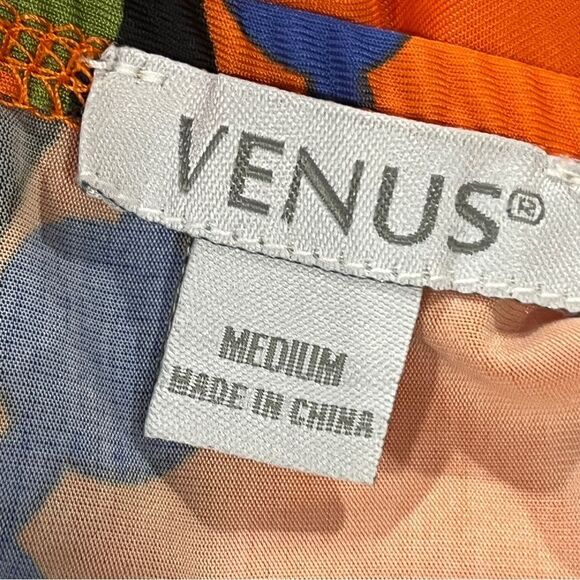 Venus Vibrant Orange Halter Maxi Dress size medium - Picture 10 of 14